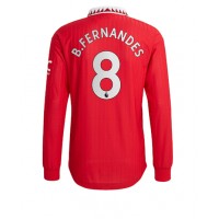 Manchester United Bruno Fernandes #8 Hjemmebanetrøje 2022-23 Langærmet